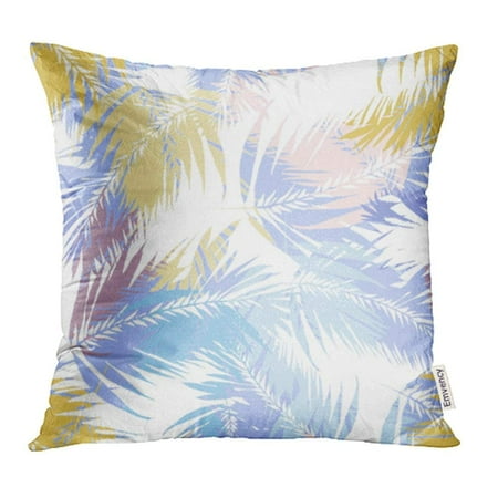 - CMFUN Tropical Palm Leaves Coconut Colorful Overlay Effect Exotic Plants and Leaf Coconat Pillow Case Pillow Cover 18x18 inch Throw Pillow Covers