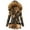 Yellow, variant on Women's Winter Coats Parkas Hooded Military Jacket Coats Thick Lined Parka Camouflage Hooded Jackets Pockets Thermal Hooded Jacket