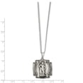 thumbnail image 2 of 24in Rhodium-plated Kelly Waters St. Florian Medal Necklace; 24 inch; for Adults and Teens; for Women and Men, 2 of 2