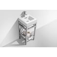 thumbnail image 2 of KubeBath Cisco 16" Stainless Steel Console with Acrylic Sink, 2 of 5