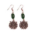 thumbnail image 1 of Something Different Spirit Of The Trees Green Man Earrings, 1 of 3