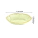thumbnail image 3 of Bandeja para servir fruta Lotus Design | Plato transparente para snacks de mascotas con borde dorado | Plato decorativo para mesa de centro, sala de estar o cocina, 3 of 6