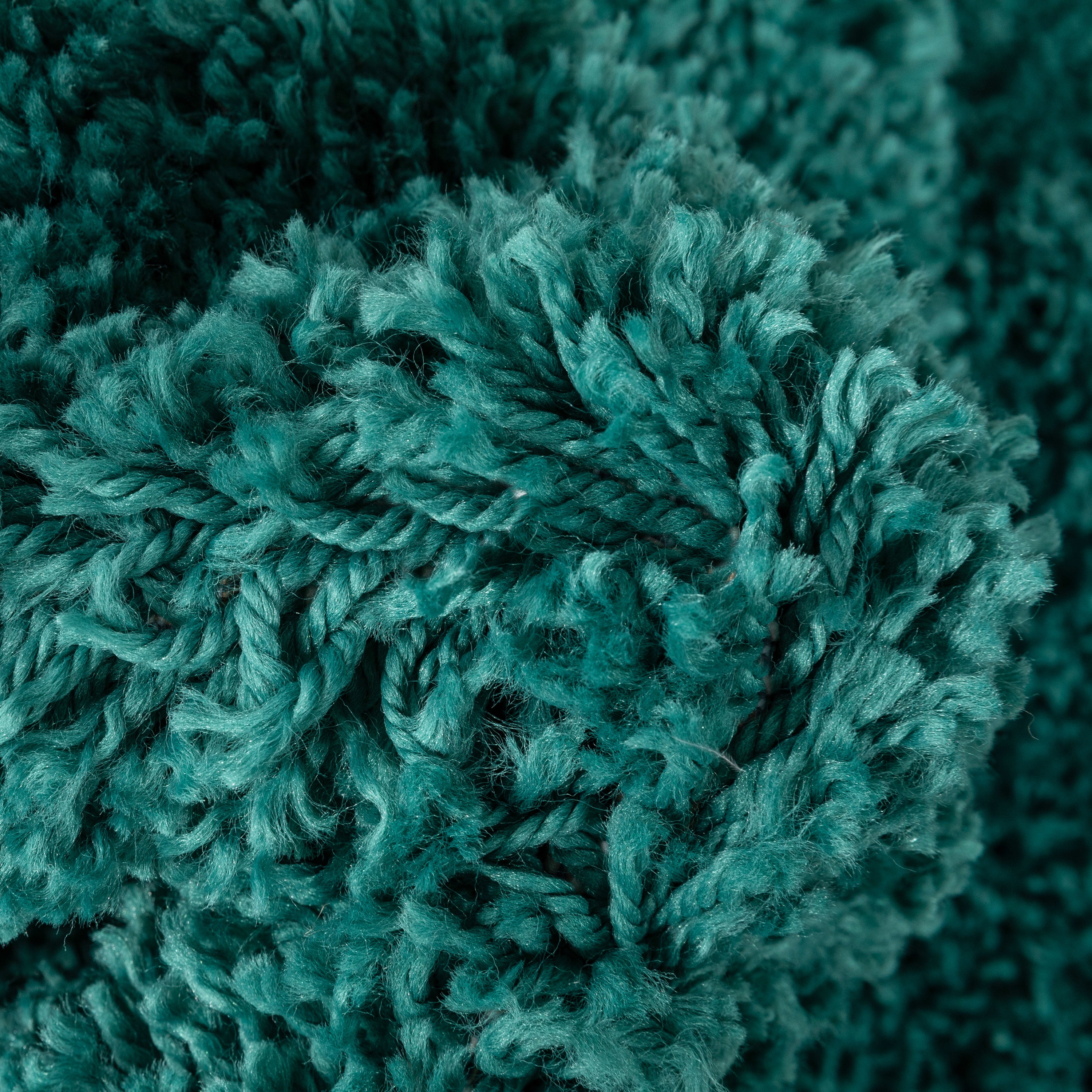 Well Woven Elle Basics Emerson Modern Textured Solid Green 6'7" x 9'6" Area Rug