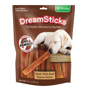 DreamBone DreamSticks Chicken Rawhide-Free Dog Chews, 26-Count