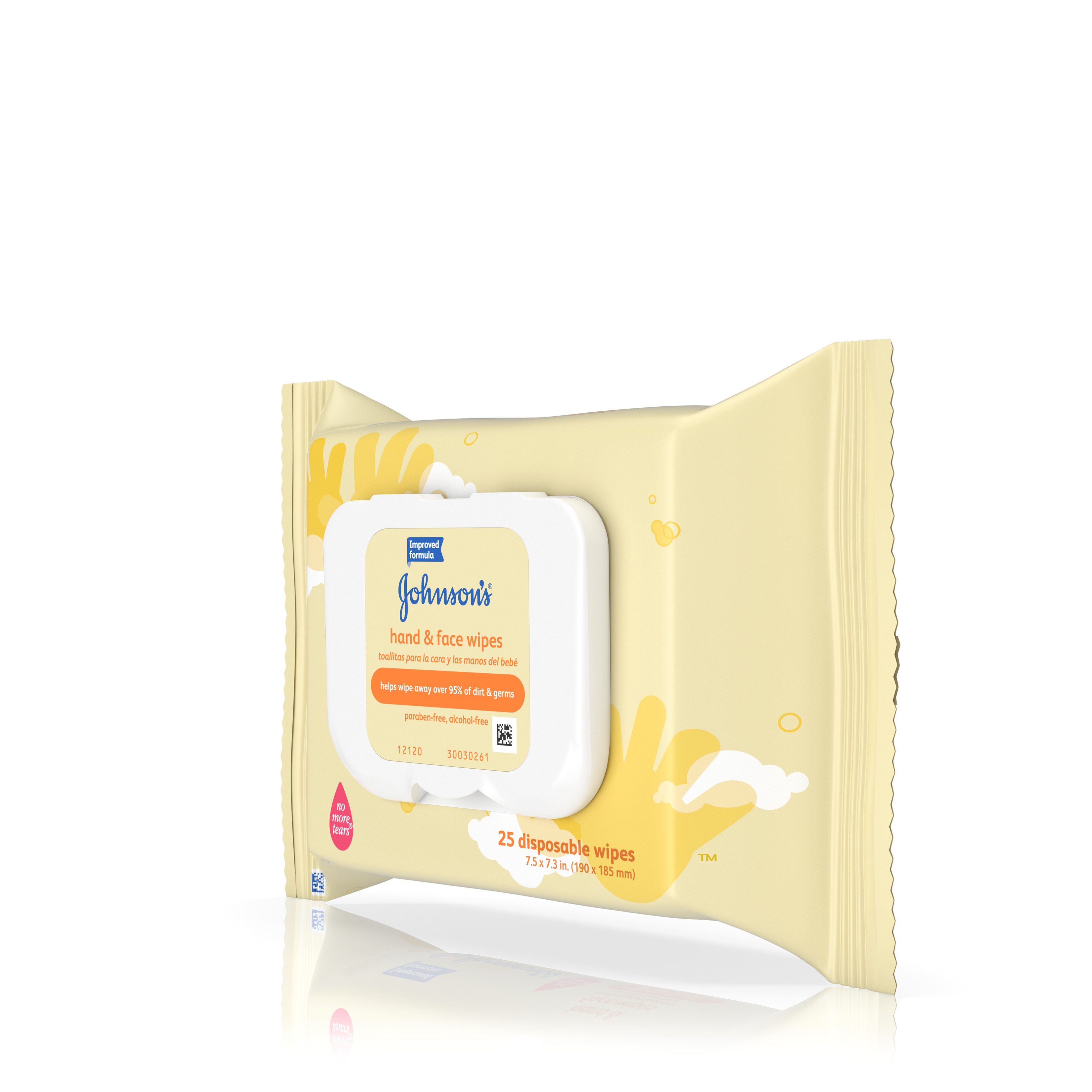 johnson's baby hand and face wipes