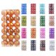 thumbnail image 1 of ¡Liquidación de ahorros navideños! Bolas navideñas PRETXORVE, adornos para árbol de Navidad, 36 piezas, adornos colgantes para fiestas, decoración de 3 cm., 1 of 8