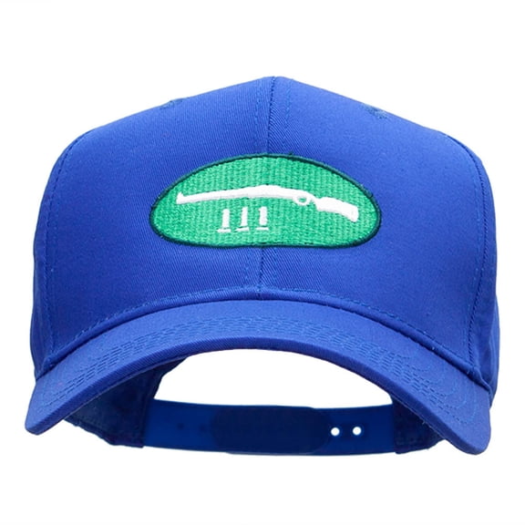 The Shotgun Embroidered Cotton Twill Pro Style Cap - Royal OSFM