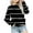 Black, variant on GigrtiJin Girls Plus Size Sweatshirt Kids Crewneck Long Sleeve Striped Blouse Fashion Casual Loose Pullover Tops
