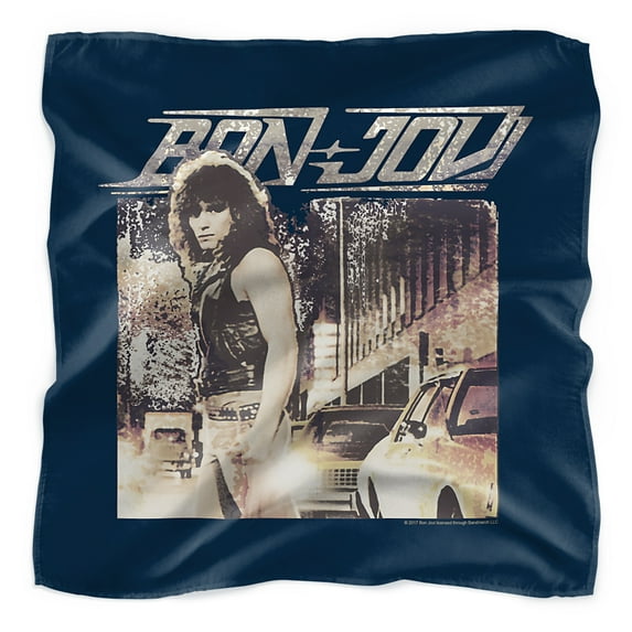 Bon Jovi Runaway Jon Bandana (21 in x 21 in)