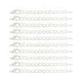 thumbnail image 2 of 2x 10x Cadena de Extensión de Collar, para Fabricación de Joyas, Cadena de Cable de Conexión, Regalos de Navidad 2 piezas, 2 of 8