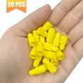 thumbnail image 5 of Yellow presta valve caps for bike plastic tire valve caps air valve stem covers for bike tires (20 Pack), 5 of 7