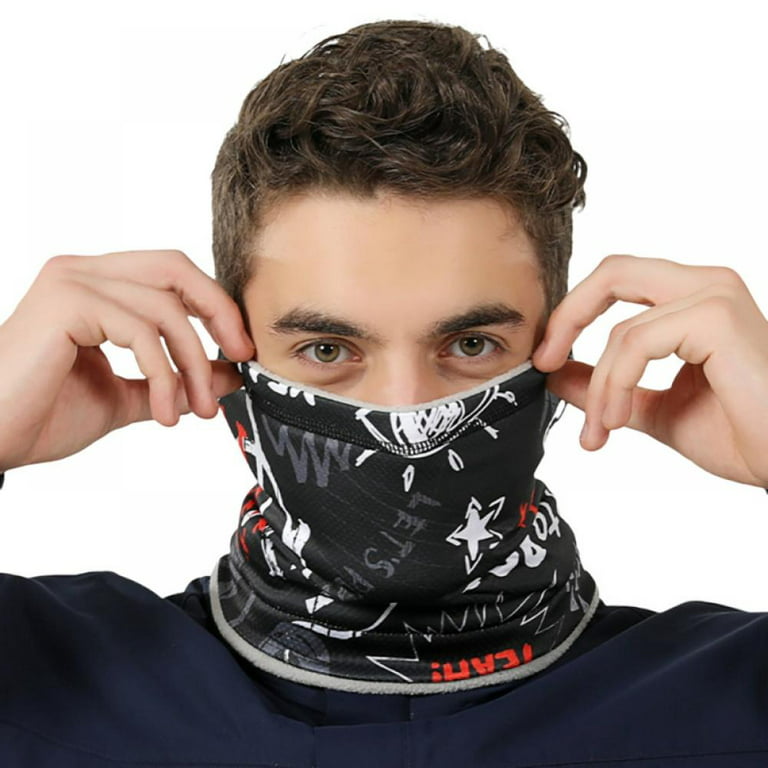 Winter Soft Fleece Neck Gaiter Warmer Face Mask for Cold Weather