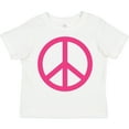 thumbnail image 3 of Inktastic Pink Peace Sign Girls Toddler T-Shirt, 3 of 5