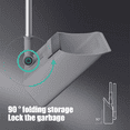 thumbnail image 6 of Broom Dustpan with Floor Brush Combo Set, Household Cleaning Supplies Stainless Steel Handle, 3 in 1 Set  for Home Office, Gray, 6 of 8
