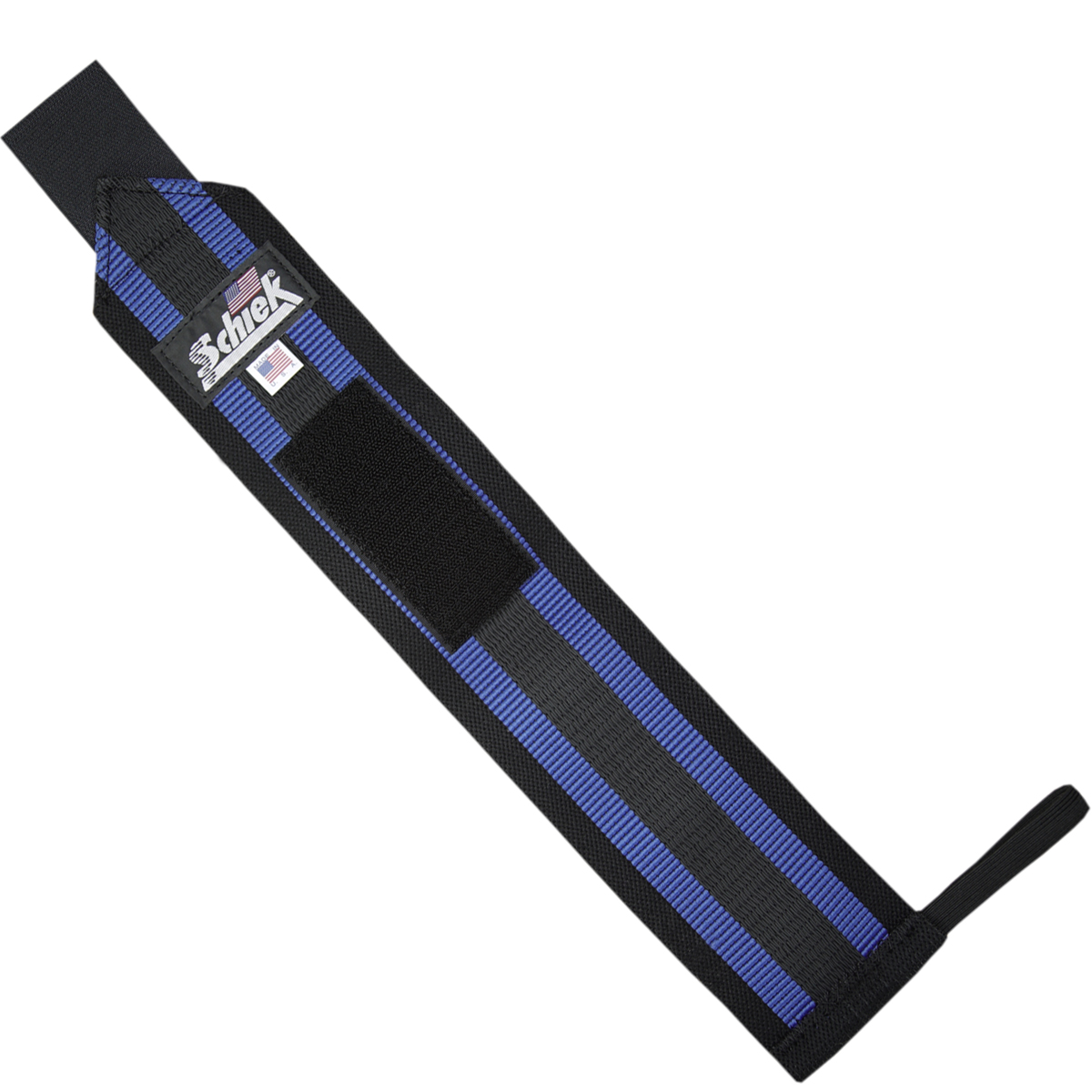 Schiek Sports Blue Line Heavy-Duty Reinforced Wrist Wraps - 18" - Black/Blue - image 3 of 3