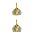 thumbnail image 1 of Wosthever Escoba pequeña de esquina de fácil limpieza de plástico y juego de cepillo de limpieza biselado, pala de fácil operación, 2 uds. Verde 2Conjunto, 1 of 6