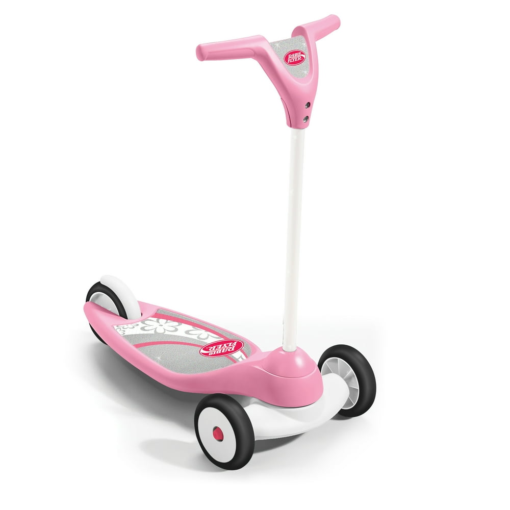 Radio Flyer My 1st Scooter Sparkle, 3 Wheels, Pink