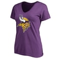 thumbnail image 2 of Women's Purple Minnesota Vikings Primary Team Logo T-Shirt, 2 of 3