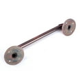 thumbnail image 4 of ATT Hardware 12'' Red Bronze Iron Industrial Pipe Barn Door Handle, Grab Bar, Towel Bar, Antique Rustic Style, 4 of 5