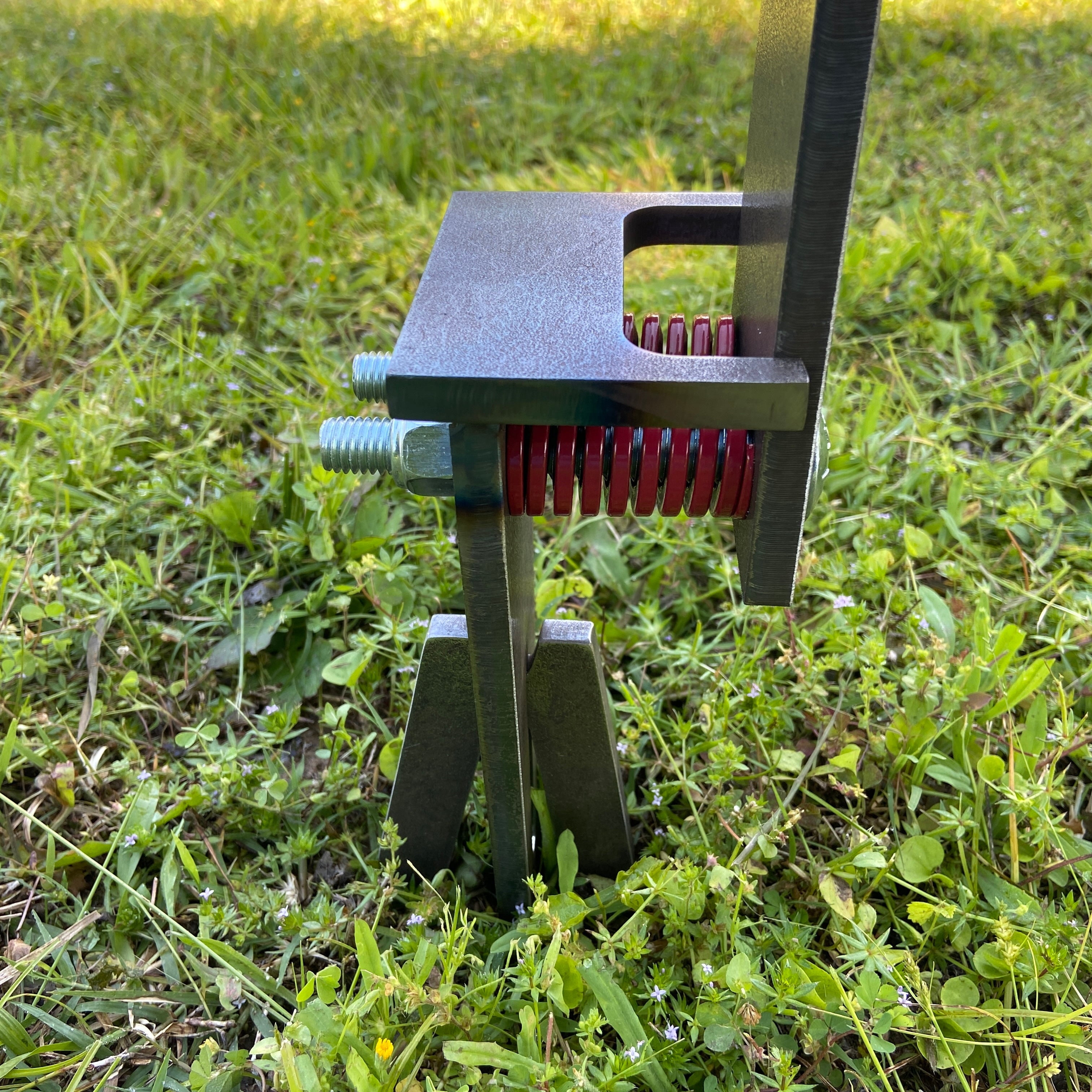 Magnum Target 8"x20" 3/8" AR500 Auto Reset Spring Popper - Reactive Metal Steel Shooting Target - SPR-PPR8x20AR500