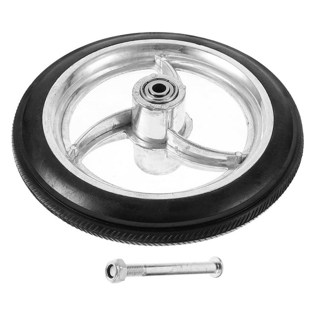 LIFKOME Roues avant Pièces de Fauteuil Roulant pour Remplacement avec Marches Antidérapantes Lot de 1