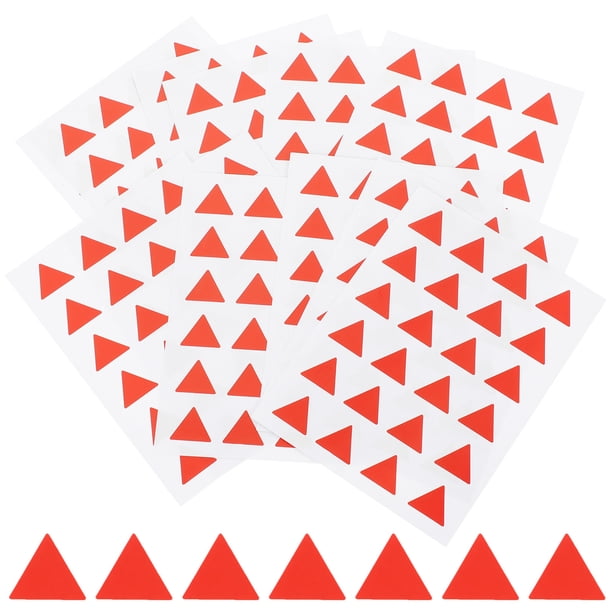 unbranded Sticker Adhesivo Rojo Para Marcar Y Clasificar Con Sencillo Y Removible En Casa