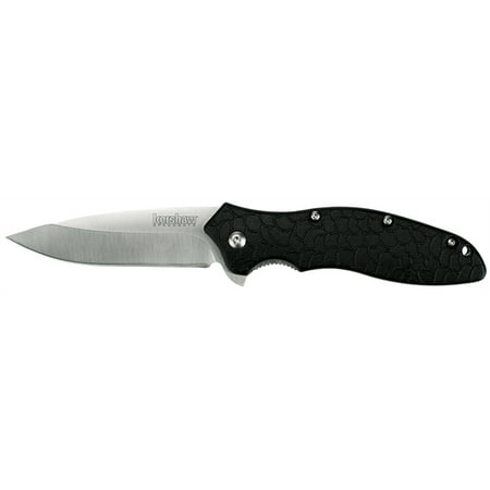 KERSHAW OSO SWEET FOLDER 3.1u0022 8CR13MOV SATIN DROP POINT FRN BLACK HANDLE