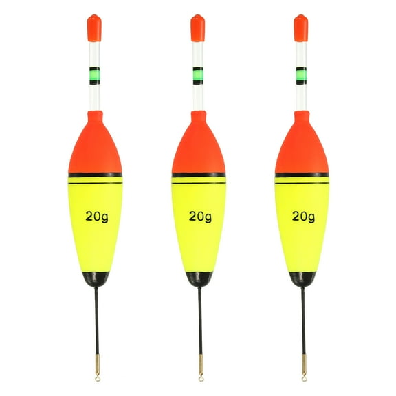 0.5oz Fishing Glowing Bobbers with Swivel EVA Fishing Float without Glow Sticks, 5 Pack