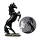 thumbnail image 1 of Estatuil de caballos de resina curvada escultura de escritorio casa Oficina Bar estante ornamentos estantería colecciones modernas Colco Escultura de estatuilla con forma de caballo, 1 of 8