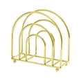 thumbnail image 2 of EIGTHTAIL Napkin Holder for Dining Table Decor  Durable Tissue Dispenser Stand for Home Restaurant  Freestanding Metal Paper Holder for Kitchen Countertop  Gold, 2 of 6