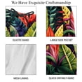 thumbnail image 4 of luoweisi Men's Beach Shorts Quick Dry Swim Trunks with Mesh Lining Tropical Leaves 2XL, 4 of 5