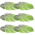 thumbnail image 3 of OFFIGAM Green Leaf Insulated Placemats Set of 6, EVA Material Tableware Mats for Dining Table, 3 of 10