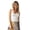 White, variant on LYMAYTER S-XL Women's U Neck Vest Slim Tank Top Sleeveless Tops