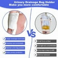 thumbnail image 6 of Catheter Leg Bag Holder 2 Count- Fabric Urine Sleeves, Secure Drainage, Adjustable Straps for Men, Women M, 6 of 7