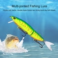 thumbnail image 3 of LJNYFDC 3D Realistic Fishing Lure Bionic Hard Bait with Double Hooks Realistic 3D Fisheye Simulation Bass Fishing Lures 2 Jointed Swimbait for Slow Sinking Action, 3 of 7