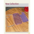 thumbnail image 4 of Glitter Star Clash 2-in-1 Hard Phone Case, Simple and Premium with Glitter Paper, Drop Resistant and Wear Resistant, for iPhone 15 14 13 12 11 Pro Max Phone Case (Pink,iPhone 12 Pro), 4 of 7