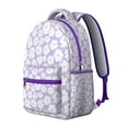 thumbnail image 2 of "Floral Sunflower Themed Backpack - Durable Water-Resistant Bookbag for Women, School, College, Work, Travel - Wildflower Print, Spacious, Comfortable", 2 of 6