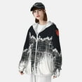 thumbnail image 3 of Lsque Abstract Red Sun Design UPF 50+ Lightweight Sun Protection Men's Women's Long Sleeve Shirt, Hoodie Performance -3X-Large, 3 of 9