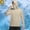 Khaki, variant on Hfnxid Mens UV Protection Shirts UPF 50  Breathable Long Sleeve Shirt with Mask Quick Dry Big and Tall Hoodies Outdoor Hiking Fishing Top