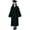 Black, variant on Brilliant Graduation Dresses for College Plus Size 4Xl School Uniforms Dress 2024 Graduation Cap Gown Set with Tassel for High School&College Long Sleeve Dress Black XXXL