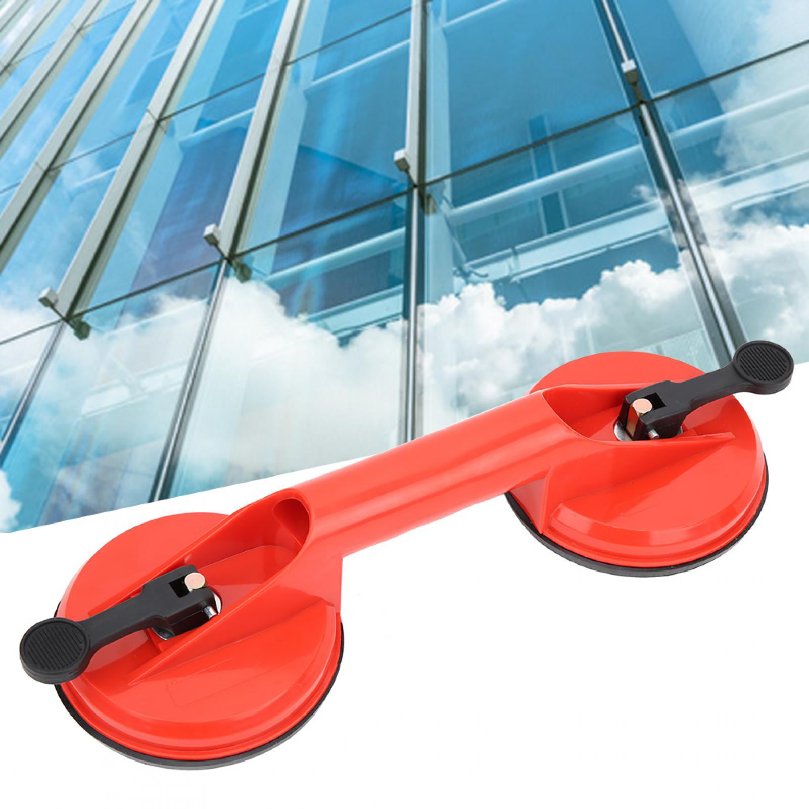 Double Tile Puller 60 KG for Door Glass Plate Plastic Durable Double Suction Cup 