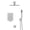 Brushed Nickel, variant on GT Bathroom Shower Faucet Set, Complete Chrome Bathtub Shower System with Tub Spout Tub and Shower Faucet Combo Trim Kit with Rough-in Valve