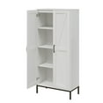 thumbnail image 6 of BOCVKENN Pantry - Kitchen Pantry Cabinet,Farmhouse Storage Cabinet with 2 Barn Doors & Adjustable Shelves, Tall Cabinet Freestanding Storage Cupboard for Kitchen, Dining Room, Bathroom, 6 of 11