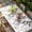 Gray, variant on Orange Brown Eucalyptus Table Cloths for 8 Foot Rectangle Tables, Watercolor Spring Weeping Botanical Patio Waterproof Elastic Fitted Tablecloths, Washable Rectangular Table Cover for Camping