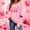 Pink, variant on Itsame Long Sleeve Heart T-Shirts Women's Valentine's Sweatshirt Loose Crew Neck Tops White Size XS