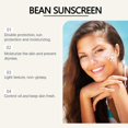 thumbnail image 3 of Bean Sunscreen SPF 50 Airy Texture Type For Face Korean Skin Care Gentle Moisturizing Protective Cream Outdoor Protection Moisturizing Refreshing Text, 3 of 5