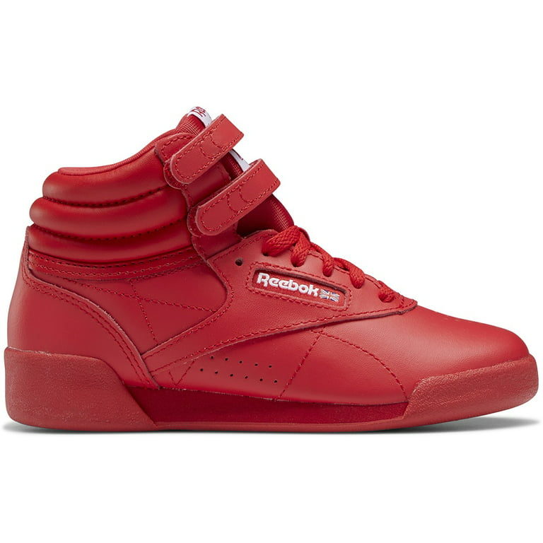 gæld Gepard specifikation Girls Reebok Freestyle High Shoe Size: 1.5 Red - Red Fashion Sneakers -  Walmart.com