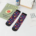 thumbnail image 7 of Pofeuu colorful Skull Retro Print 30cm Socks, Adult Running Hiking Socks for Youth and Adult, 7 of 7