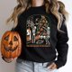 thumbnail image 1 of Sudadera con capucha de manga larga para mujer, ropa divertida con estampado de Tis The Season To Be Creepy, Jersey informal para Halloween, 1 of 3