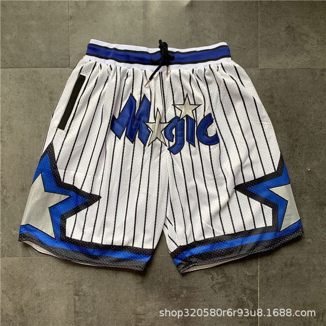 NBA Lakers Raptors Heat Grizzlies Men's Basketball Shorts Embroidered Game Basketball Training Shorts-XICEN